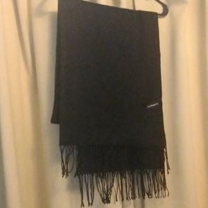 Cashmere scarf black like new